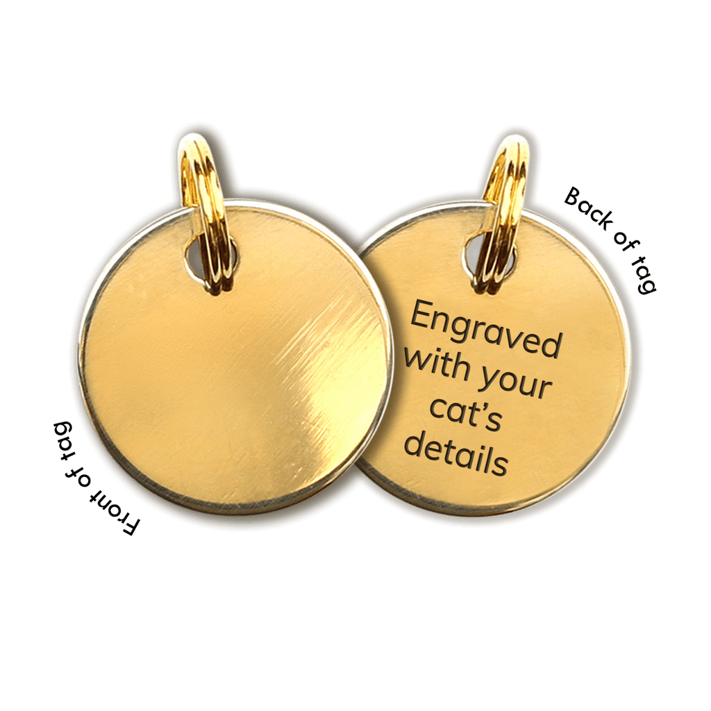 Cat ID Tag - Custom Engraved