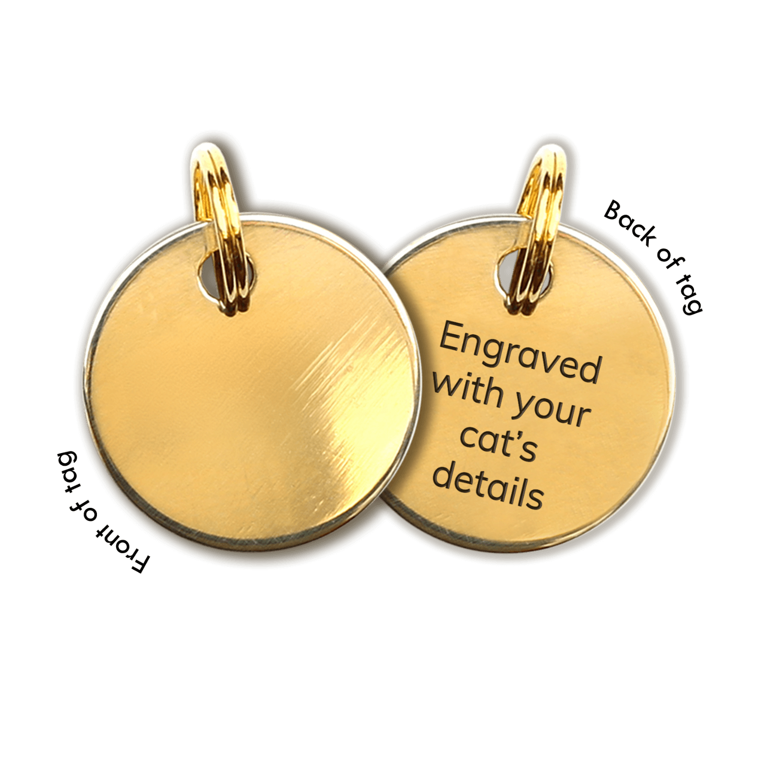 Cat ID Tag - Custom Engraved