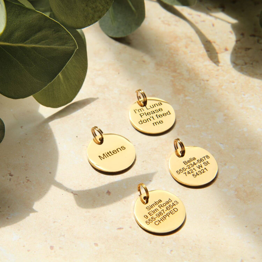 Cat ID Tag - Custom Engraved