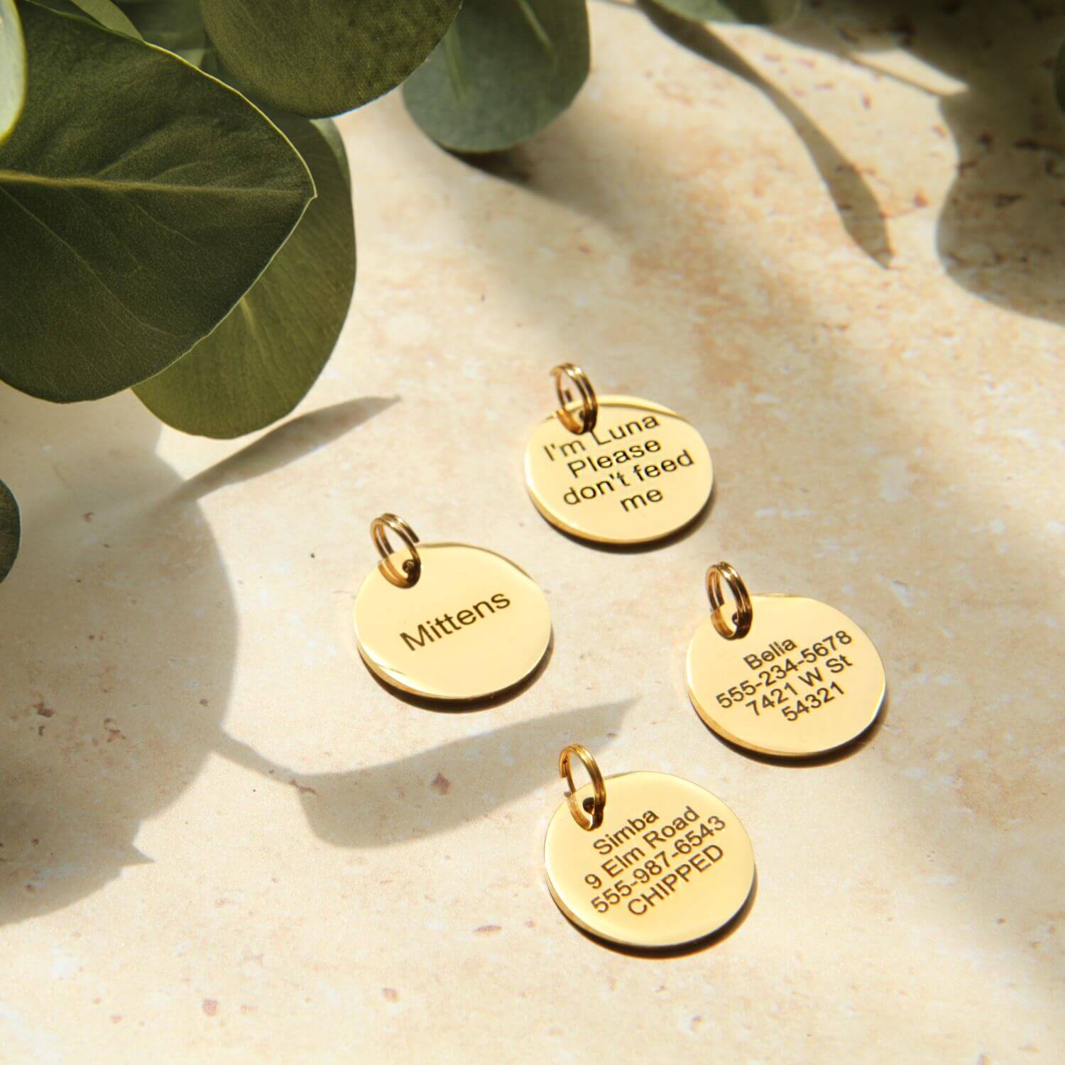 Cat ID Tag - Custom Engraved
