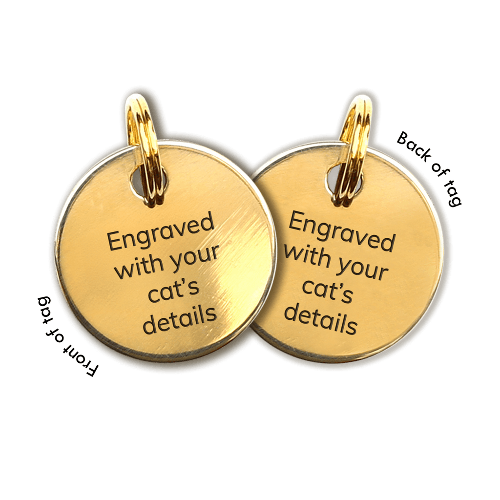Cat ID Tag - Custom Engraved