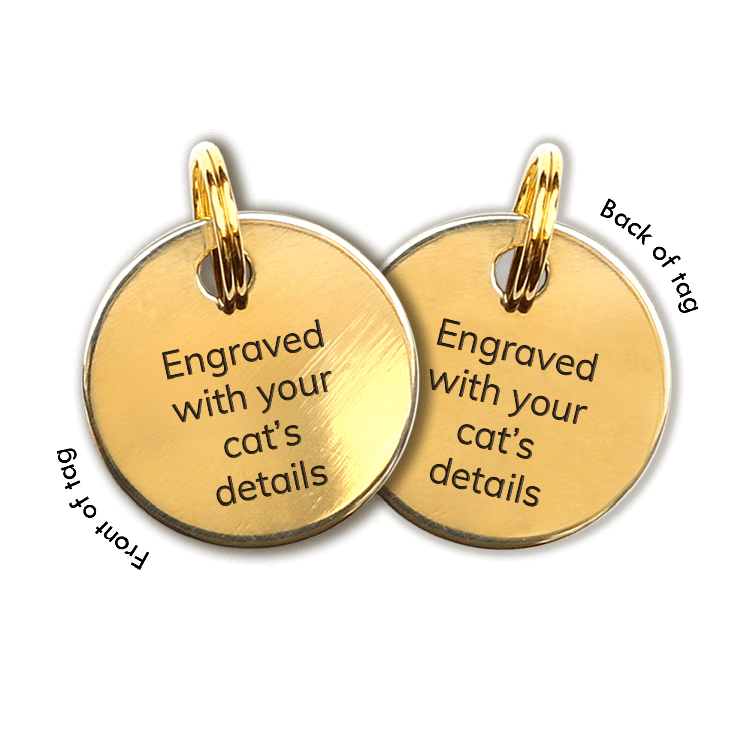 Cat ID Tag - Custom Engraved