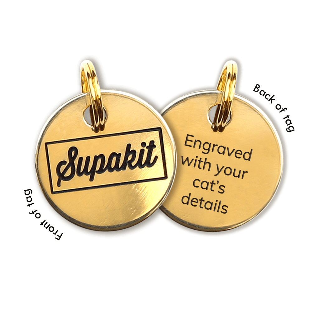 Cat ID Tag - Custom Engraved